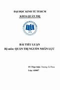 Quản Trị Nguồn Nhân Lực Ueh